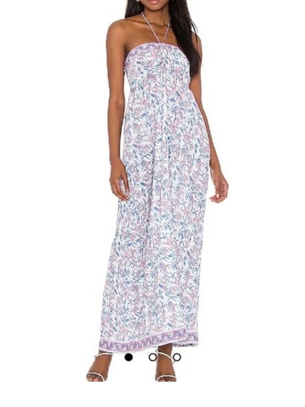 Saylor Topanga Strapless Maxi Dress in Lotus Floral Size Large - Picture 1 of 10